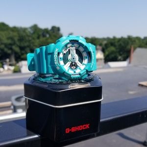 Beachy Teal/White G-Shock GA-110SN